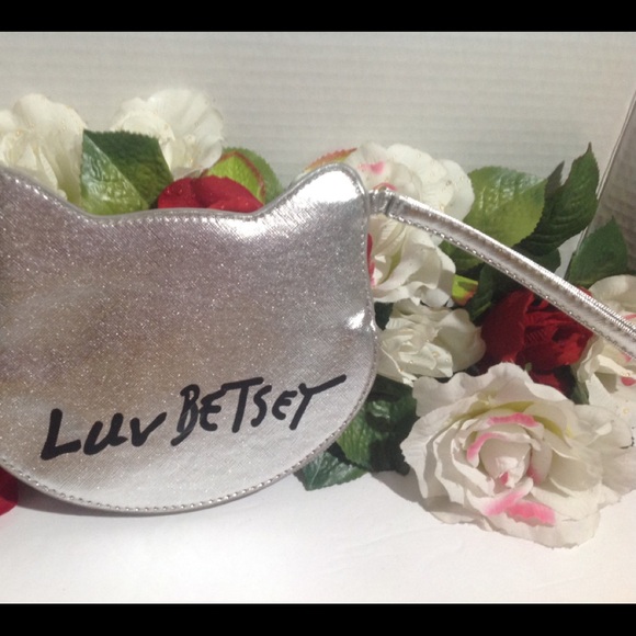 Betsey Johnson Cat Face Wristlet Bag - Picture 5 of 16